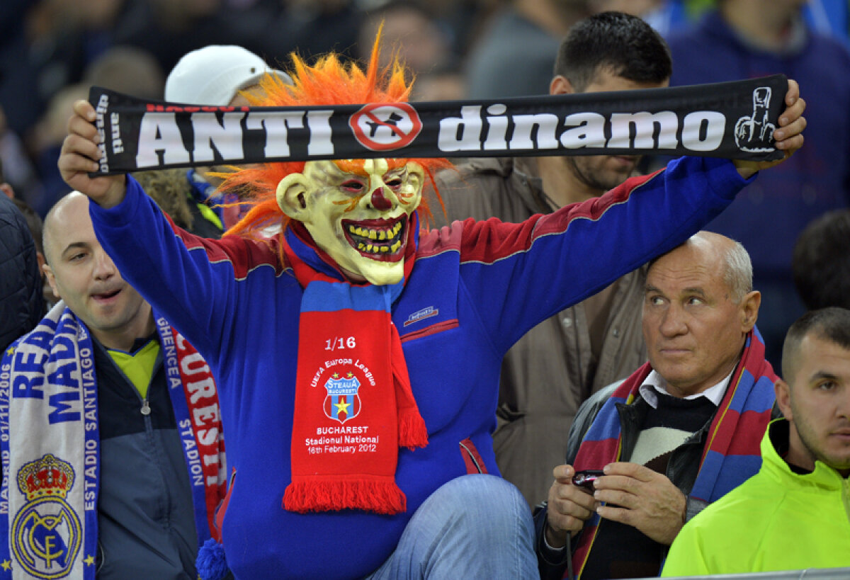 FOTO Infernul cu mult roşu » Steliştii şi dinamoviştii au creat o atmosferă fantastică la Derby