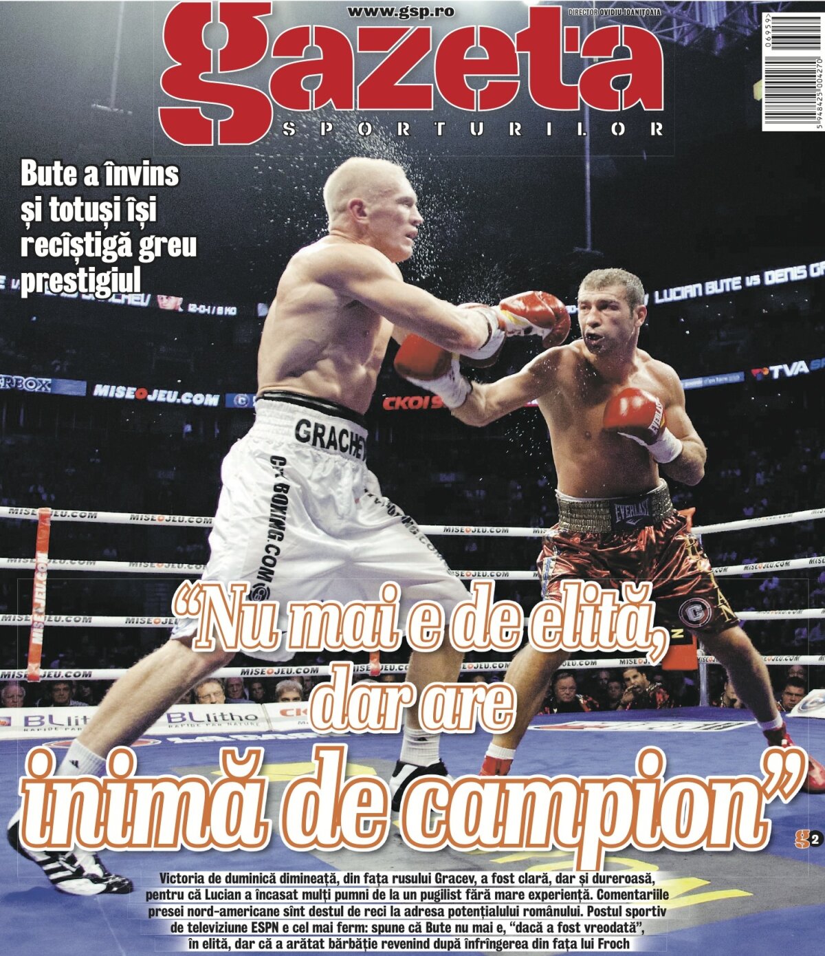 Viaţa după Froch » Bute a avut un meci greu în faţa rusului Denis Gracev, dar a cîştigat la puncte