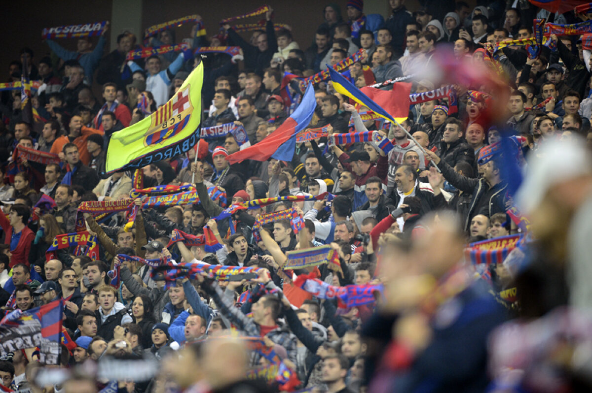 FOTO Infernul cu mult roşu » Steliştii şi dinamoviştii au creat o atmosferă fantastică la Derby