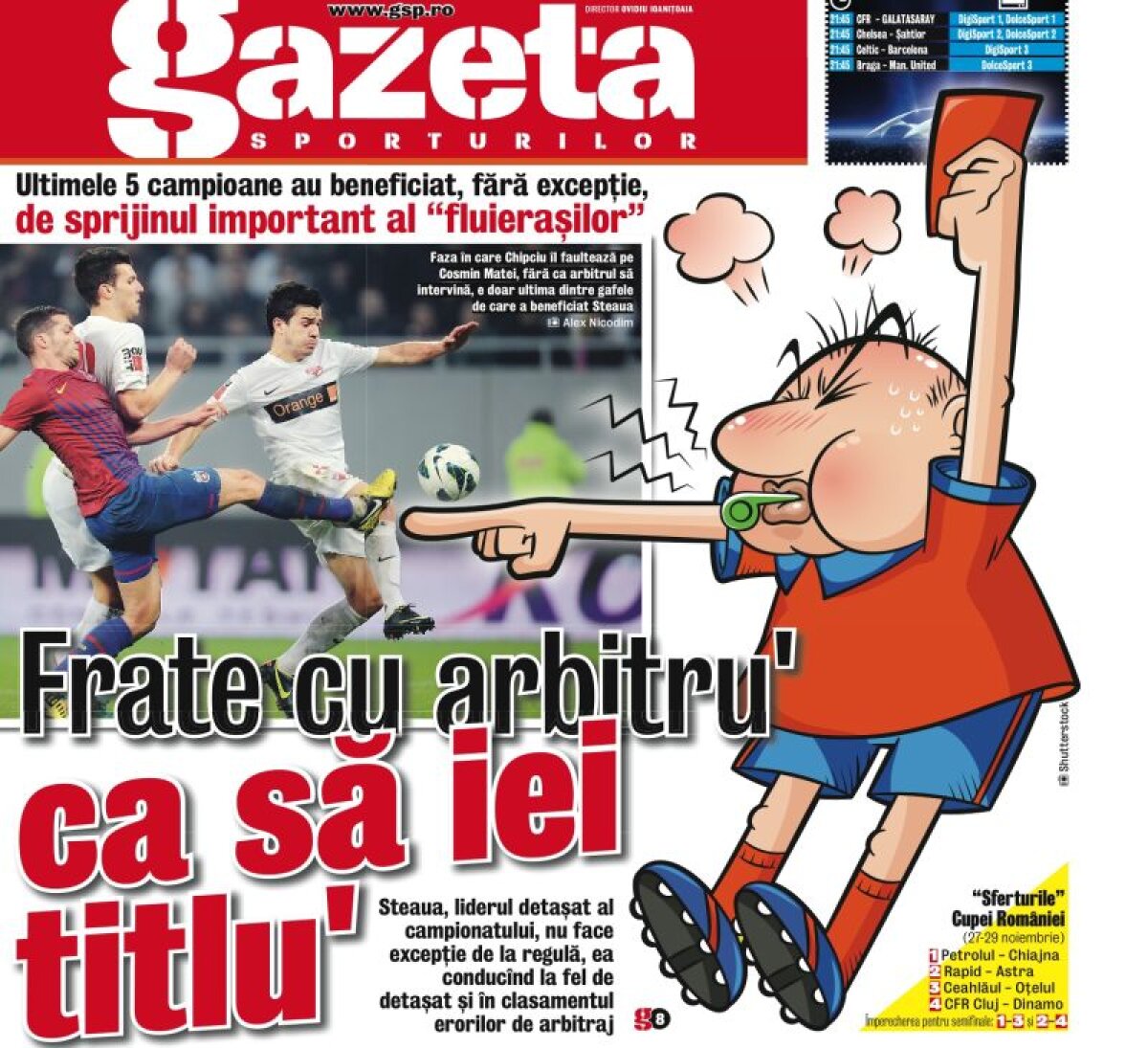 Încă o campioană sprijinită de arbitri? » Al 6-lea sezon la rînd în care titlul în Liga 1 e virusat de prestaţiile brigăzilor