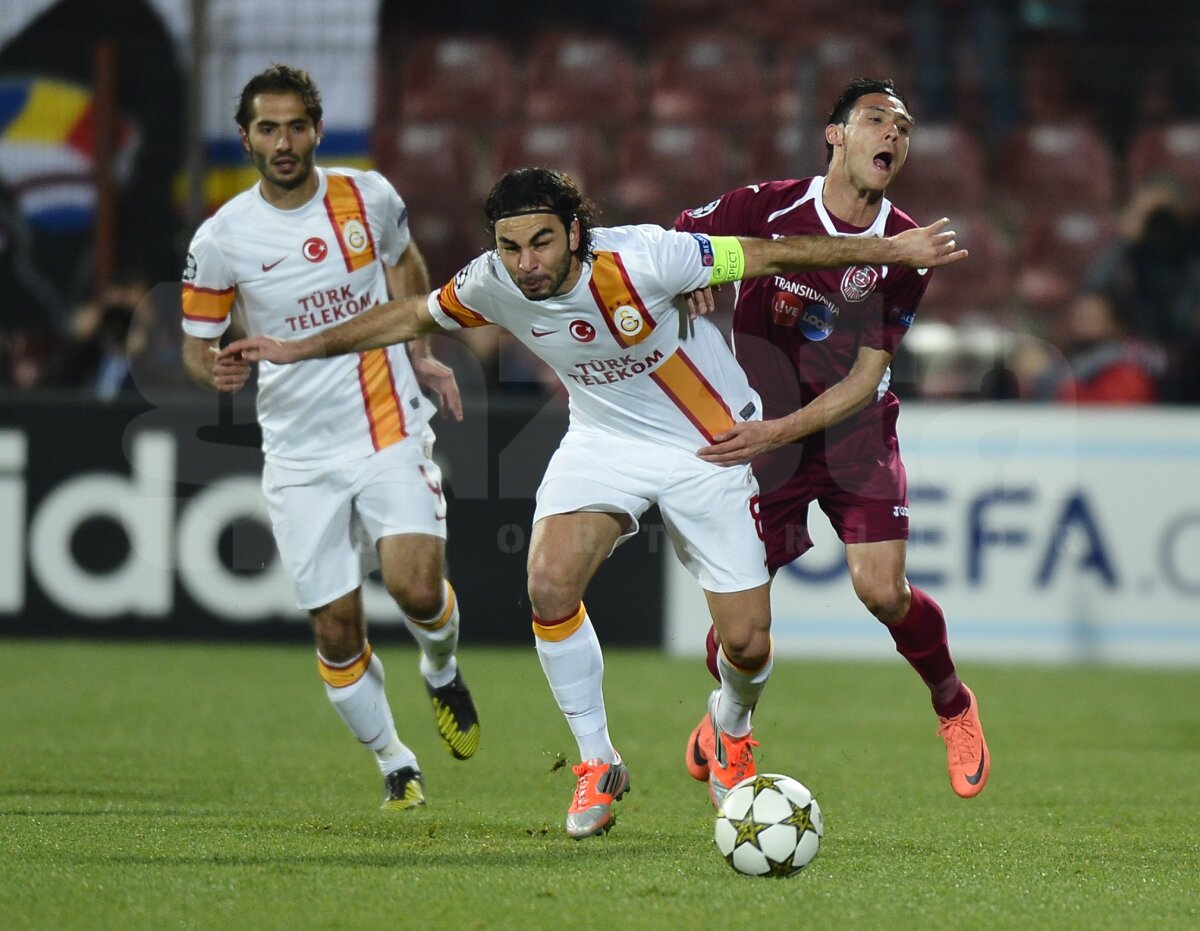 VIDEO Burak Yilmaz îi îngroapă pe clujeni! » CFR - Galatasaray 1-3