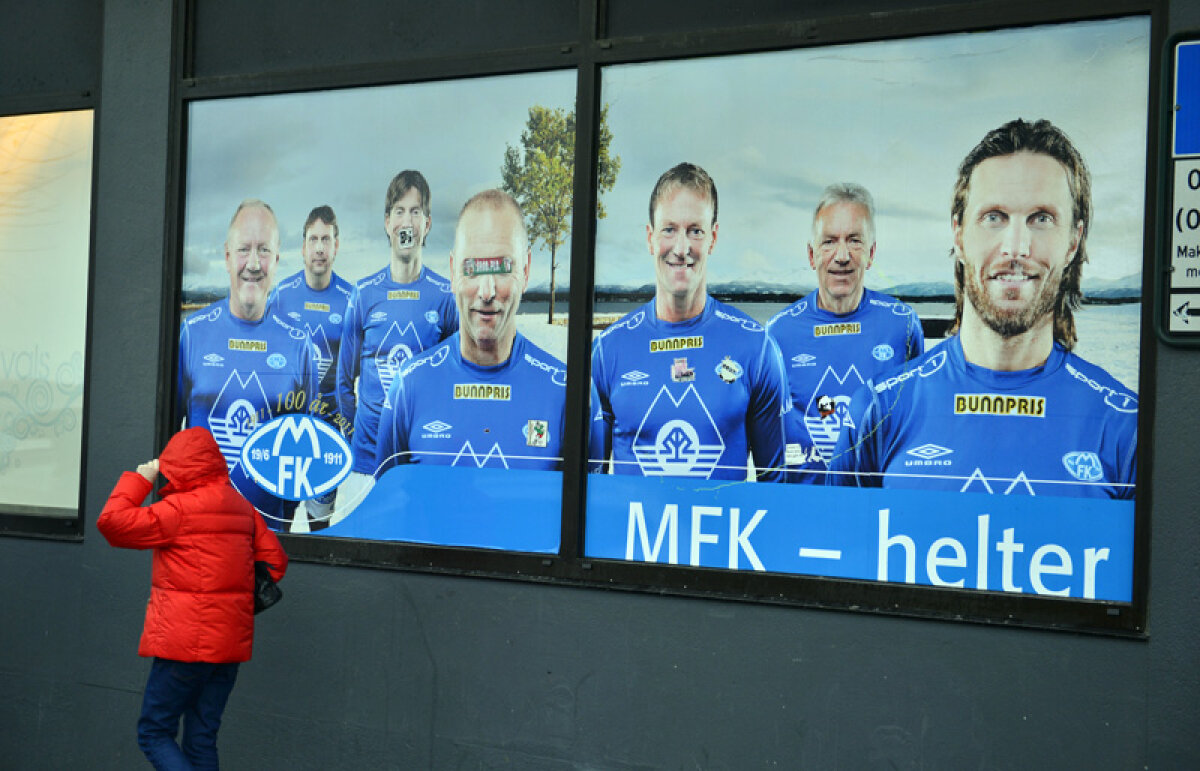 FOTO Mîndria oraşului » Antrenorul lui Molde este văzut ca un erou local în orăşelul norvegian