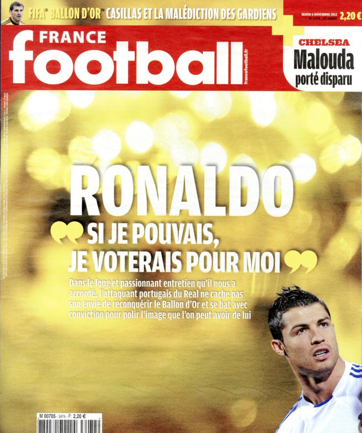 Cristiano Ronaldo: "Nu sînt arogant, oamenii au o părere greşită" » De ce e supărat pe cei de la France Football şi ce legătură are Messi cu asta