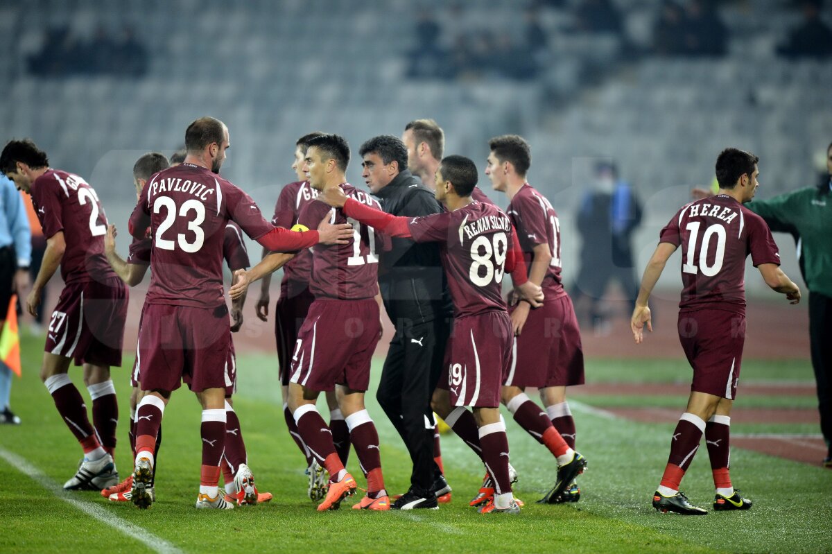 FOTO + VIDEO Prima victorie pentru Rada de la revenire » U Cluj - Rapid 1-2