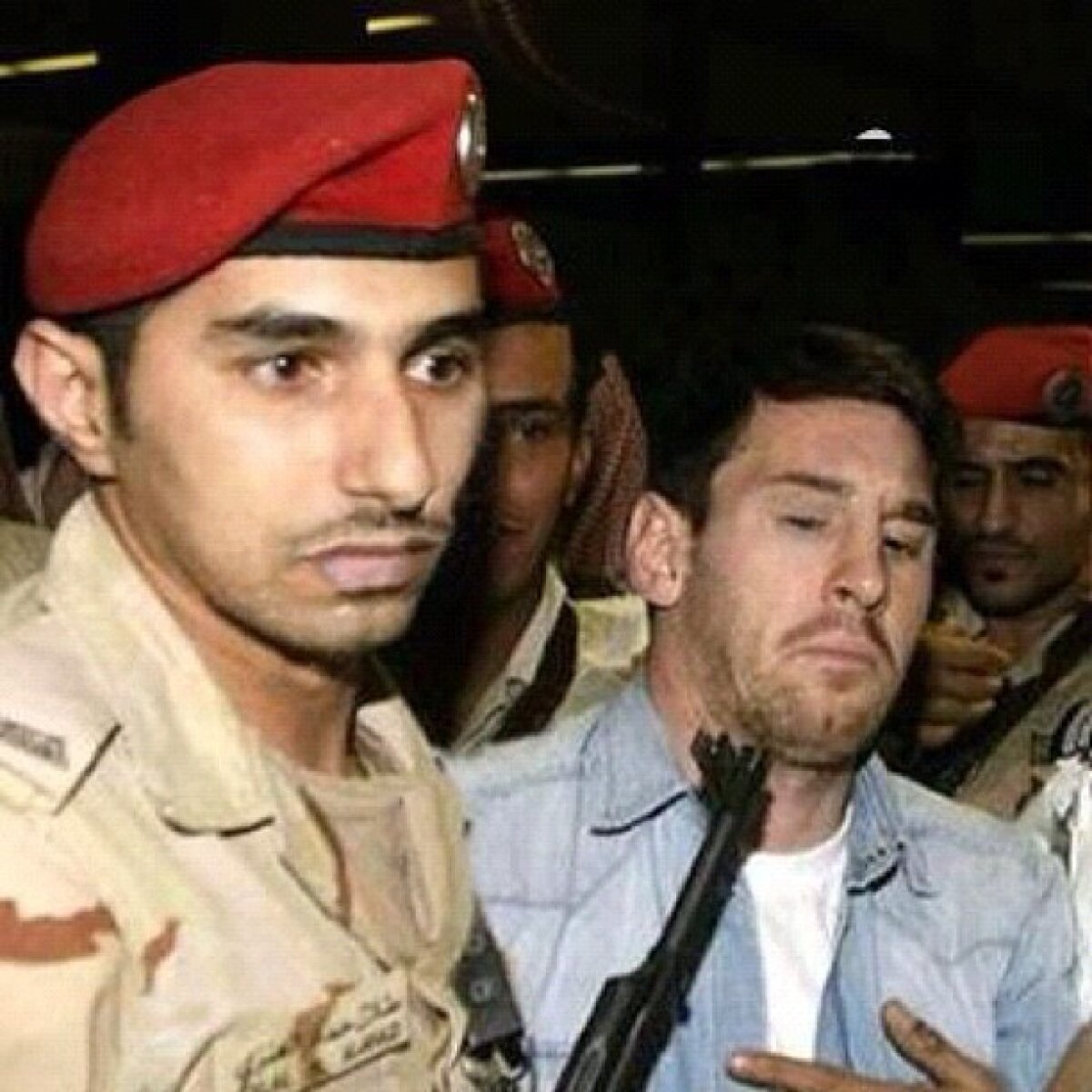 FOTO&VIDEO I s-au înmuiat picioarele » Messi, speriat teribil în Arabia Saudită de neglijenţa unui poliţist :O