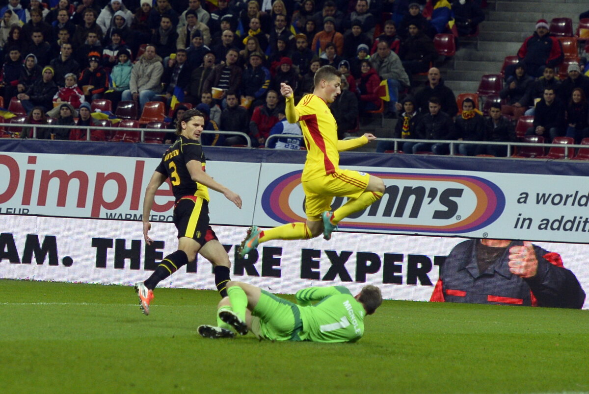 FOTO şi VIDEO România - Belgia 2-1 » "Tricolorii" şi-au luat revanşa după înfrîngerea de acum un an