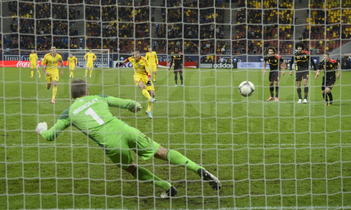 FOTO şi VIDEO România - Belgia 2-1 » "Tricolorii" şi-au luat revanşa după înfrîngerea de acum un an