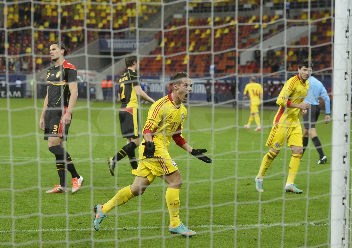 FOTO şi VIDEO România - Belgia 2-1 » "Tricolorii" şi-au luat revanşa după înfrîngerea de acum un an