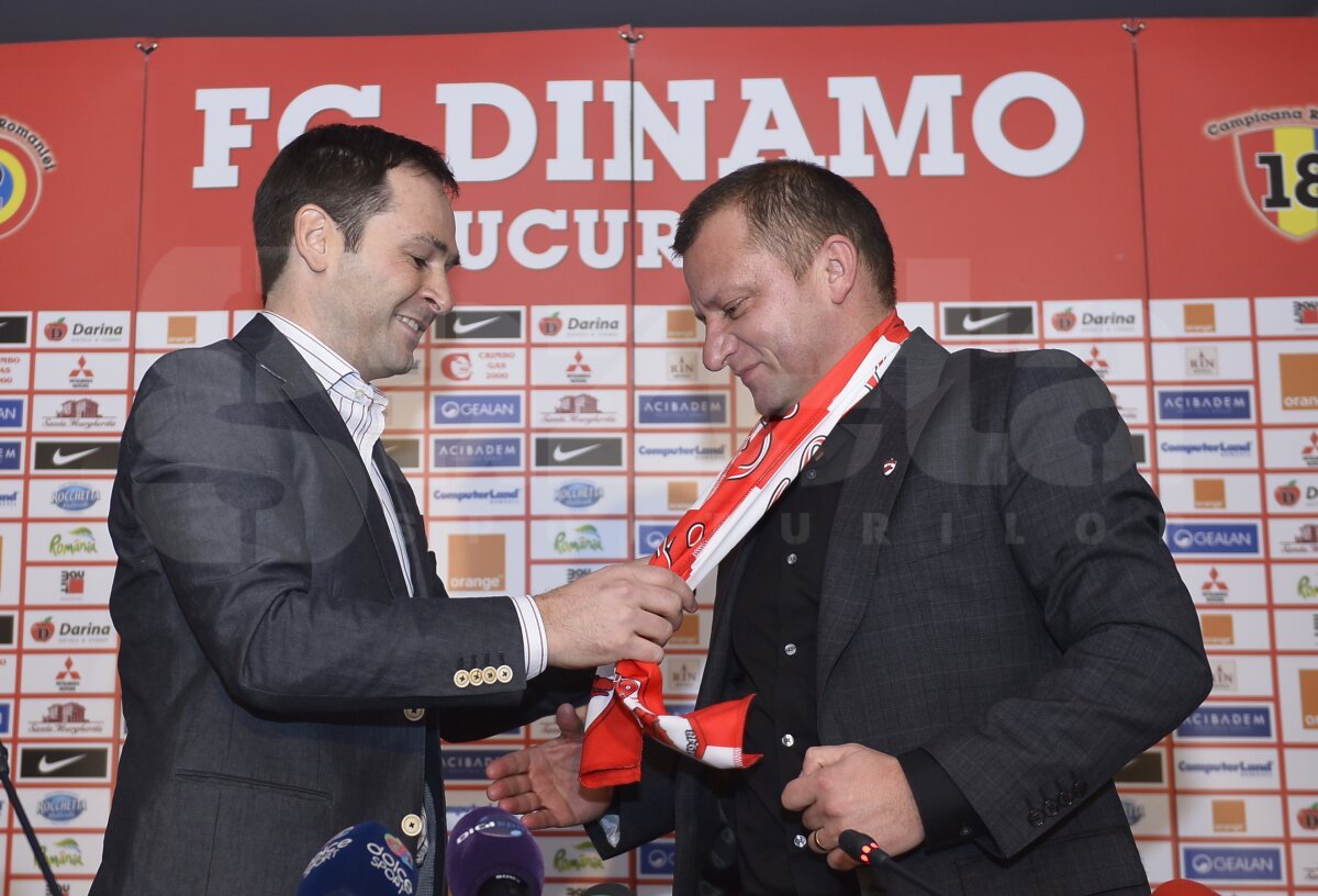 FOTO Dinamo l-a prezentat pe Dorinel: "Mă întorc la echipa care mi-a deschis drumul spre Vest!" Prima măsură pe care o va lua