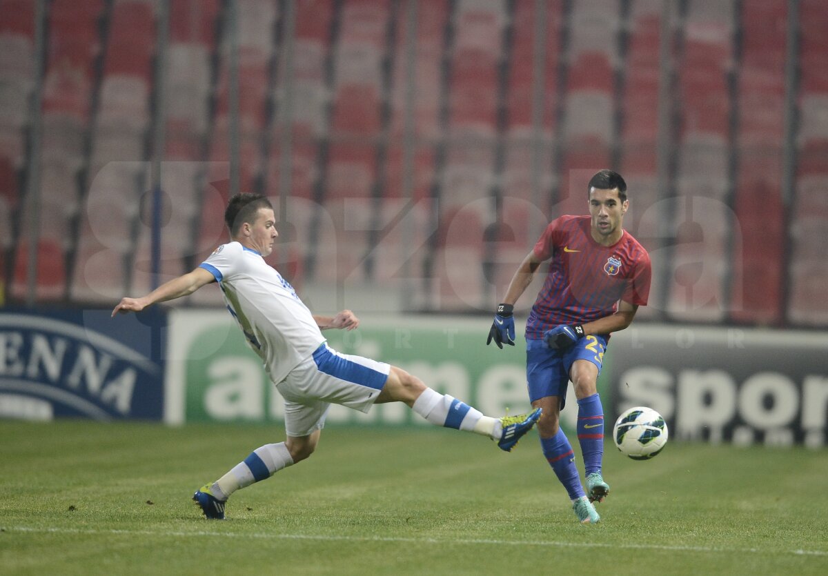 FOTO ŞI VIDEO Steaua - CS Severin 2-1 » Roş-albaştrii se impun, însă au terminat jocul cu 3 accidentaţi