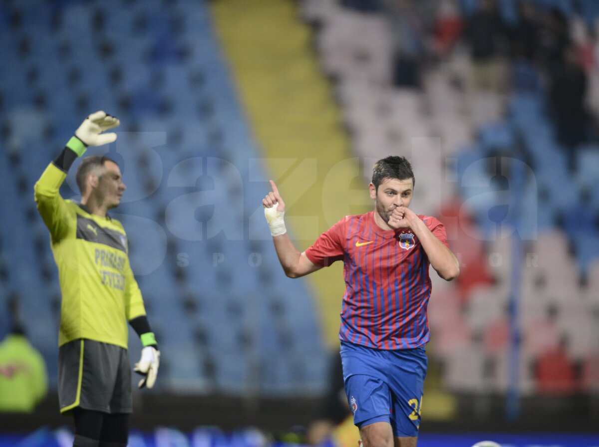 FOTO ŞI VIDEO Steaua - CS Severin 2-1 » Roş-albaştrii se impun, însă au terminat jocul cu 3 accidentaţi