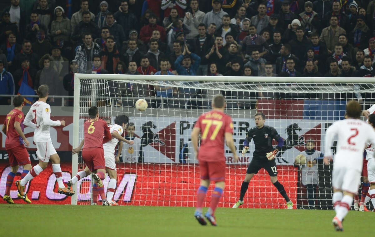 FOTO + VIDEO Steliştii tremură pentru calificarea în primăvară » Steaua - Stuttgart 1-5