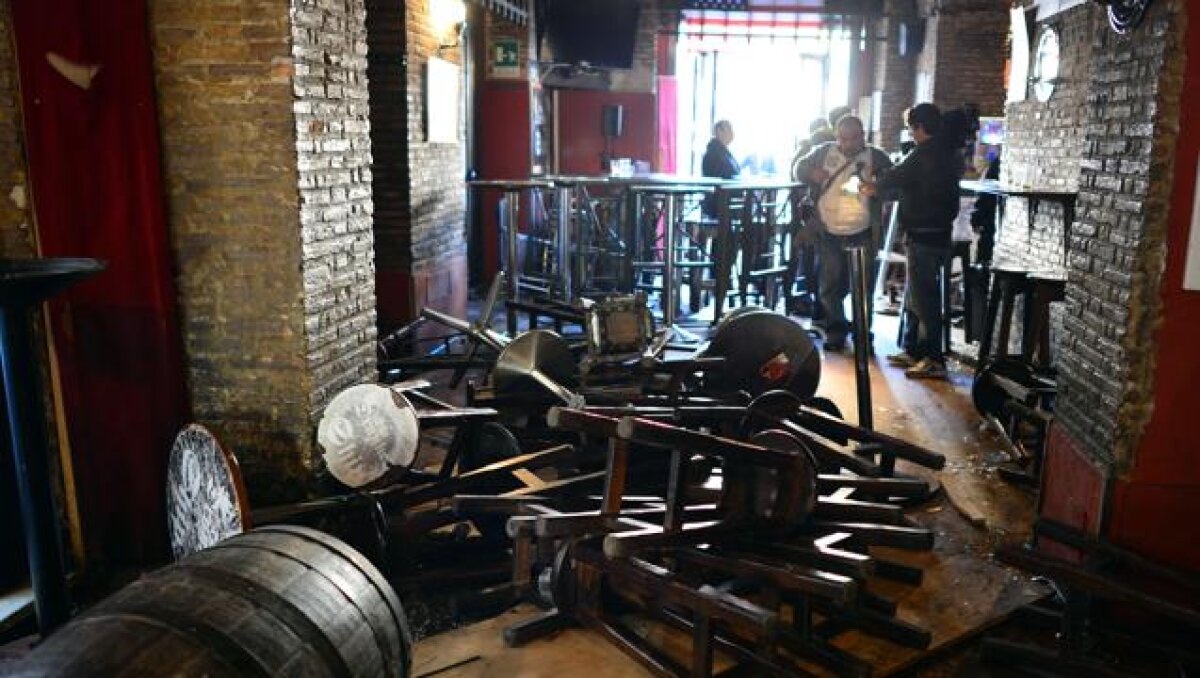 Atac antisemit? » Teroare şi sînge la Roma înainte de Lazio - Tottenham: 10 fani răniţi şi 15 arestaţi!