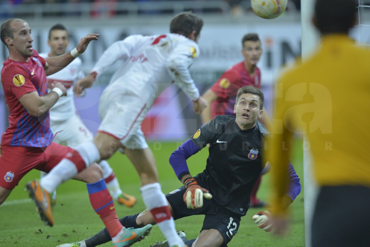 FOTO + VIDEO Steliştii tremură pentru calificarea în primăvară » Steaua - Stuttgart 1-5