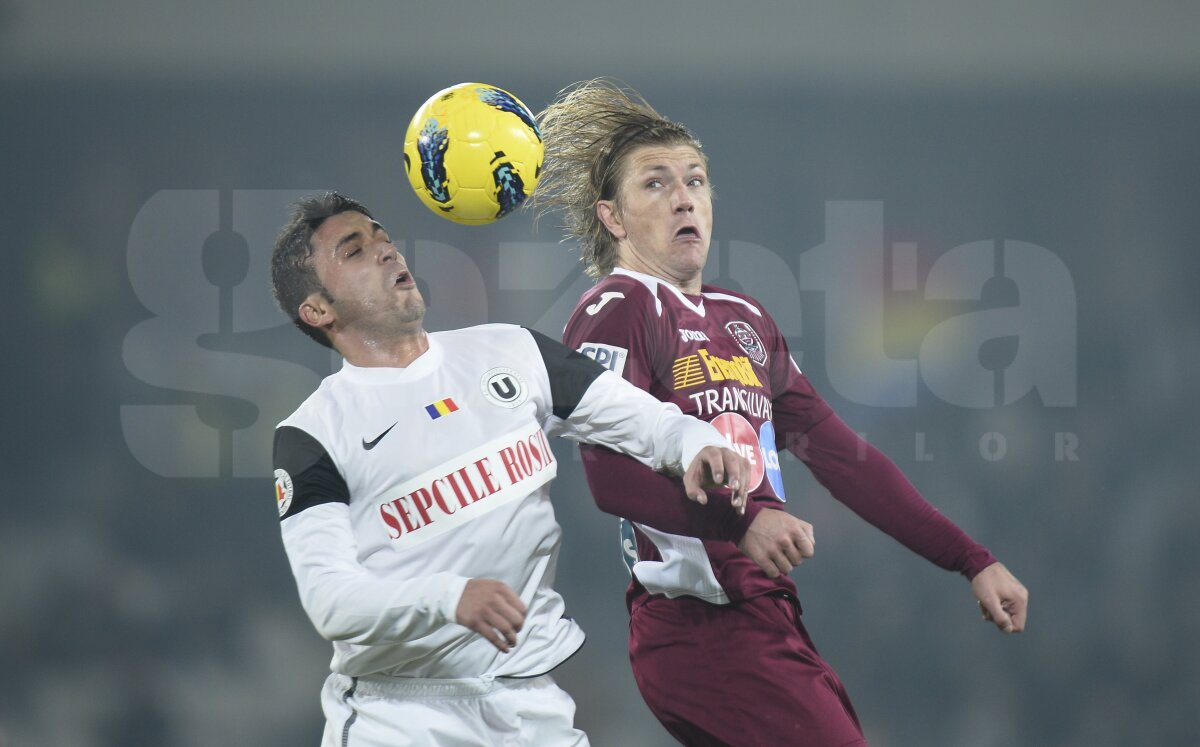 FOTO şi VIDEO U Cluj - CFR 1-2 » Rui Pedro şi Bjelanovici au adus victoria campioanei României