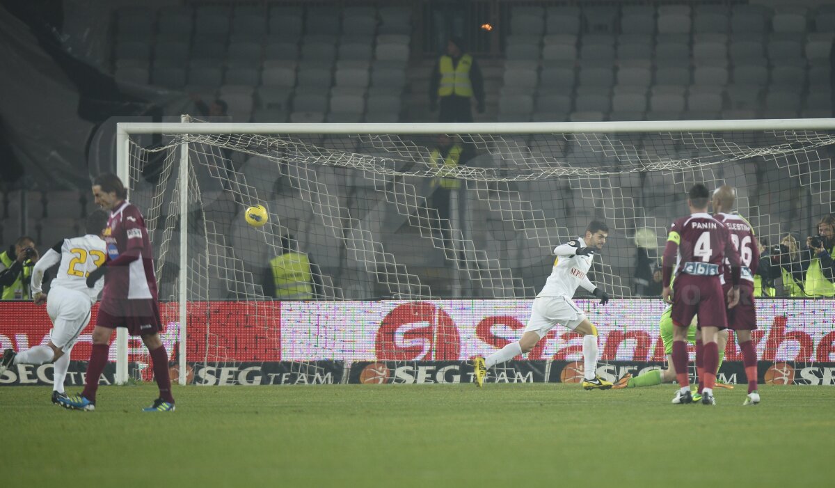 FOTO şi VIDEO U Cluj - CFR 1-2 » Rui Pedro şi Bjelanovici au adus victoria campioanei României