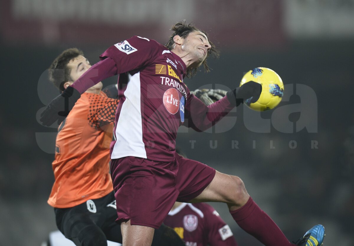 FOTO şi VIDEO U Cluj - CFR 1-2 » Rui Pedro şi Bjelanovici au adus victoria campioanei României