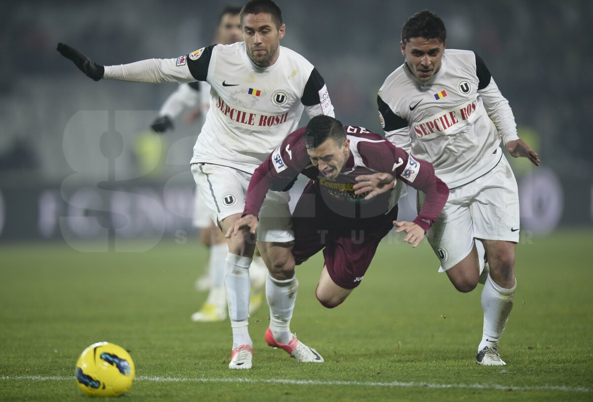 FOTO şi VIDEO U Cluj - CFR 1-2 » Rui Pedro şi Bjelanovici au adus victoria campioanei României