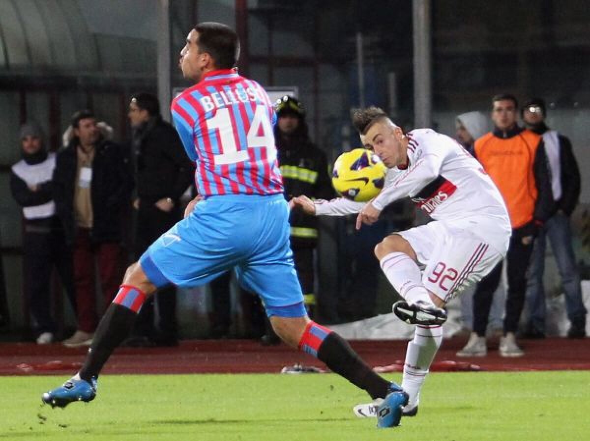 VIDEO Steag rossonero » Arbitrii au ajutat-o pe Milan să reintre în joc la Catania