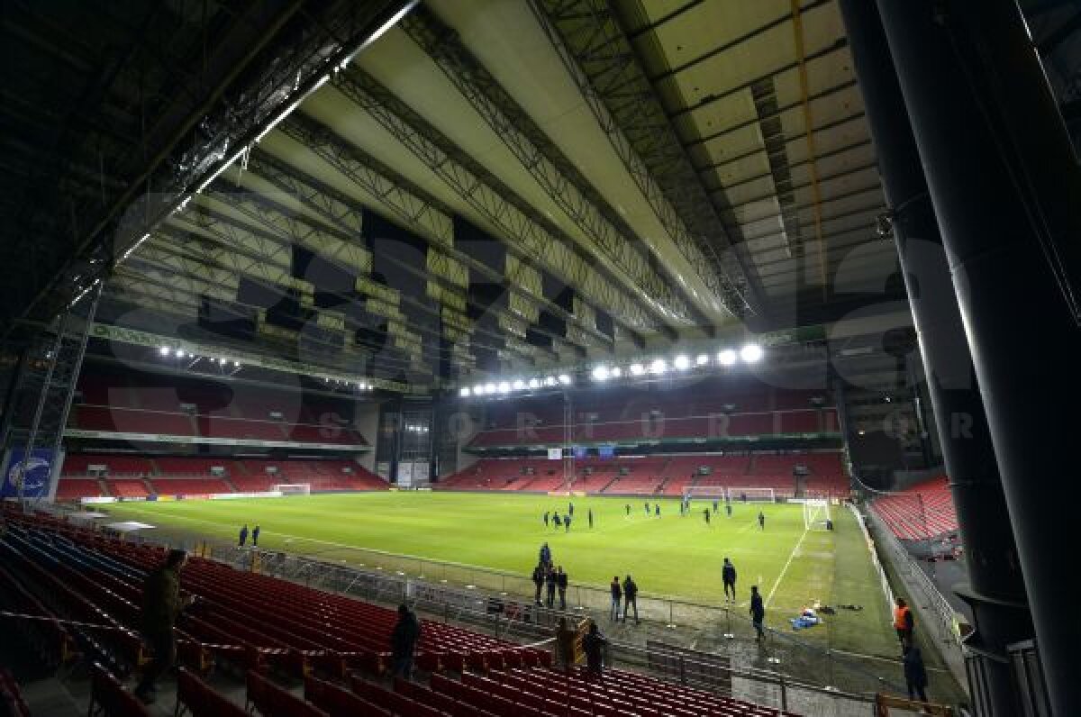 FOTO Nemulţumiţi de gazon » Steliştii s-au antrenat la Copenhaga