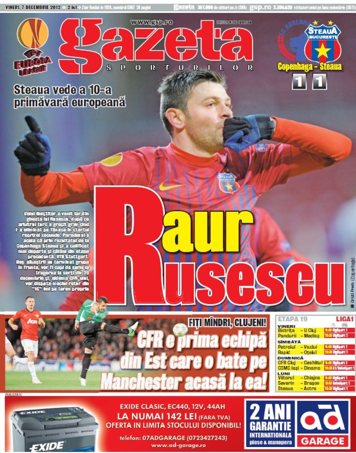 VIDEO Ghetele care merită cadouri » Steaua se califică în primăvara europeană după egalul cu Copenhaga, scor 1-1