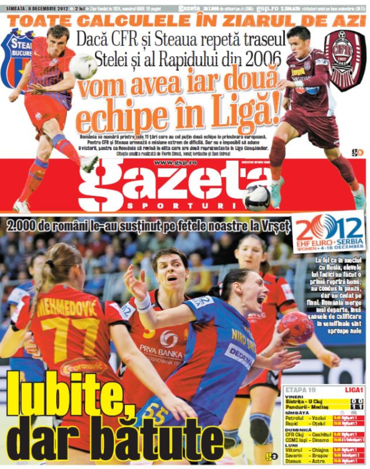 FOTO Munte negru şi abrupt » România a pierdut aseară în faţa vicecampioanelor olimpice de la Londra, după ce a condus toată prima repriză