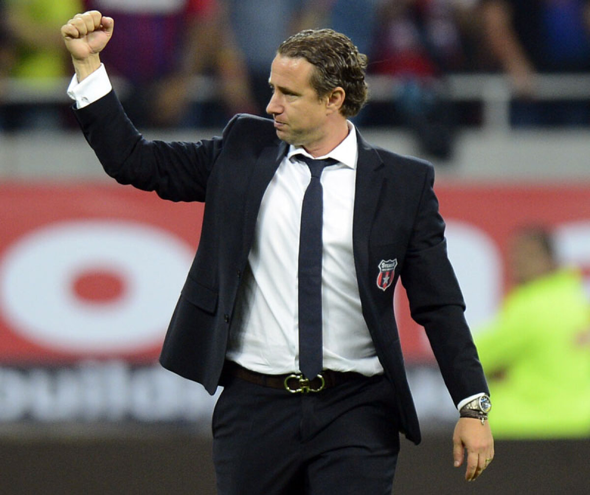 Reghecampf l-a detronat pe Protasov! A devenit cel mai eficient antrenor al Stelei în Europa din toate timpurile