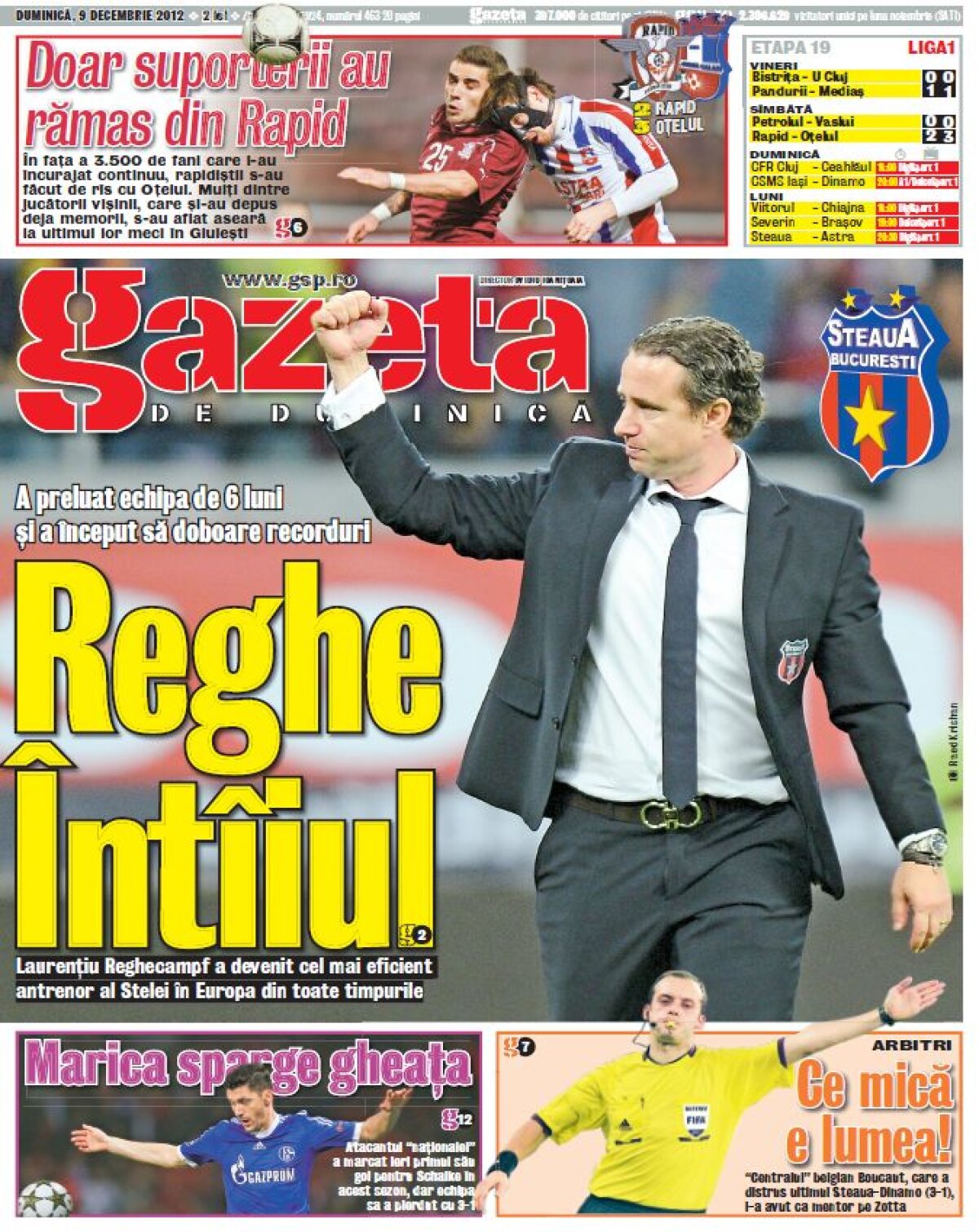 Reghecampf l-a detronat pe Protasov! A devenit cel mai eficient antrenor al Stelei în Europa din toate timpurile