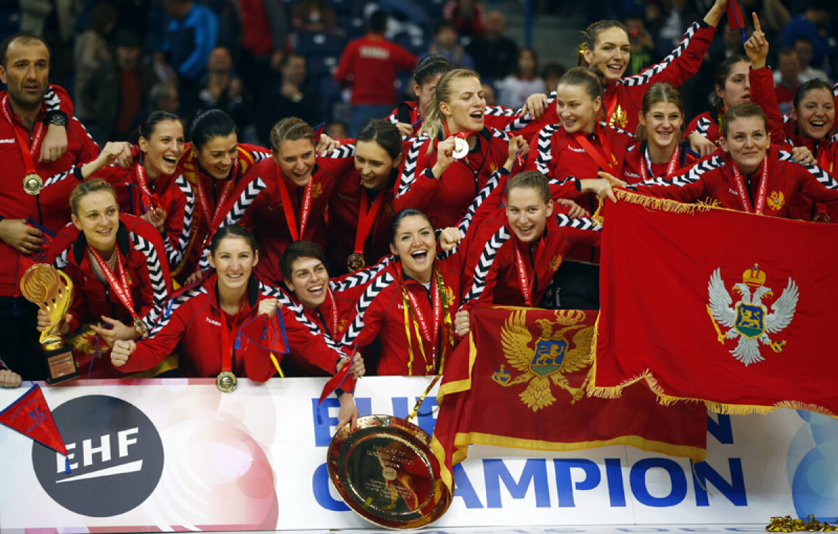 Europa a schimbat regina » Muntenegru e noua campioană europeană la handbal după finala cu Norvegia, 34-31