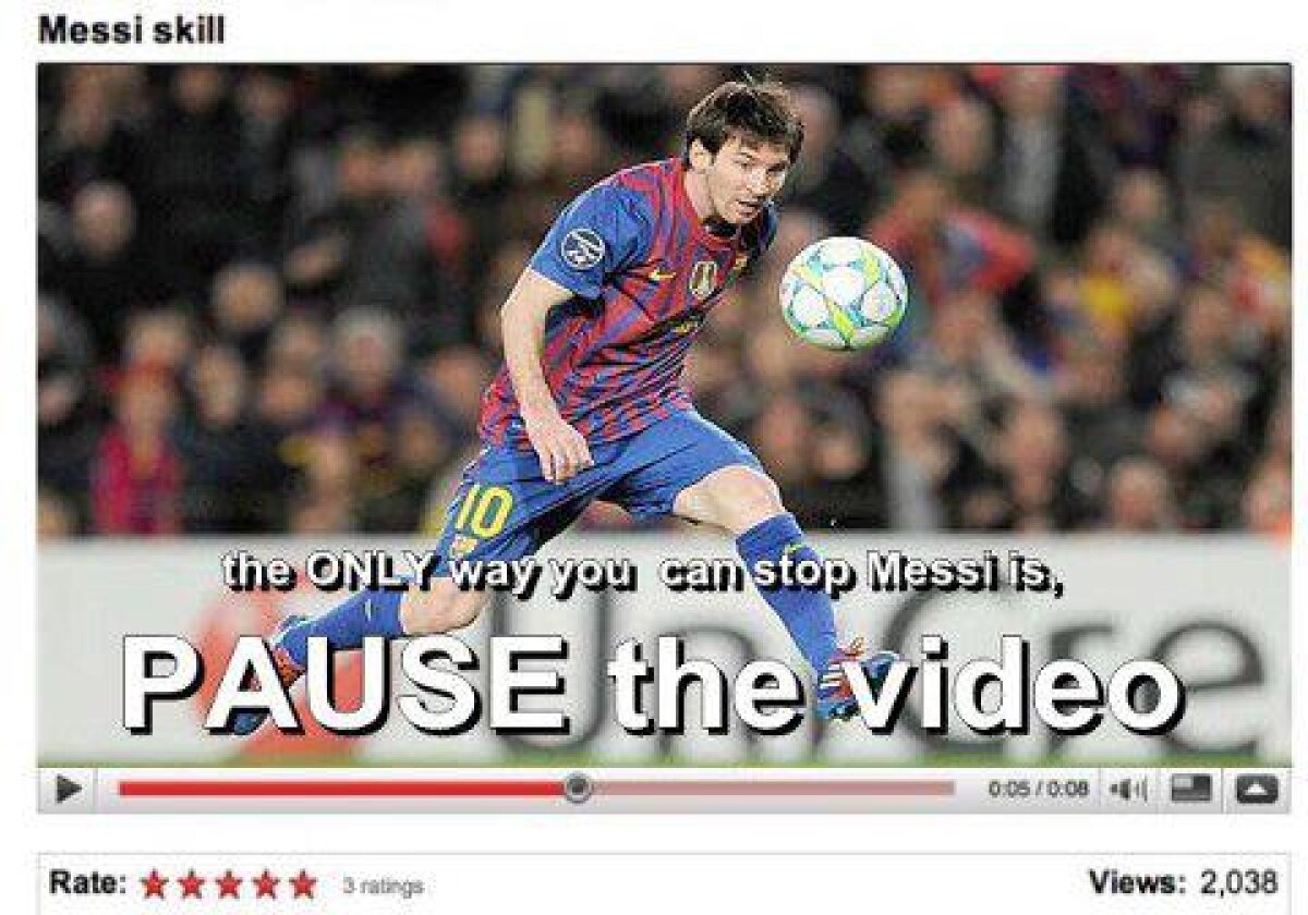 FOTO Asta e singura soluţie prin care Messi poate fi oprit :D