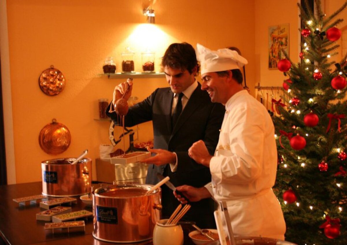 Acasă doar în Elveţia » Poveştile lui Federer despre Crăciun, brad şi colindătorii din ţara sa