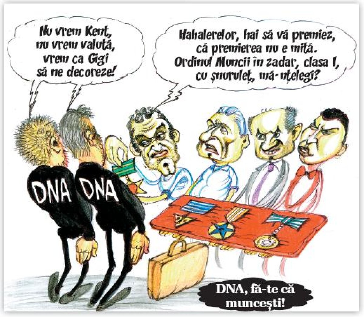 FOTO Cele mai bune caricaturi GSP din 2012 » Parada dosarelor fotbalului