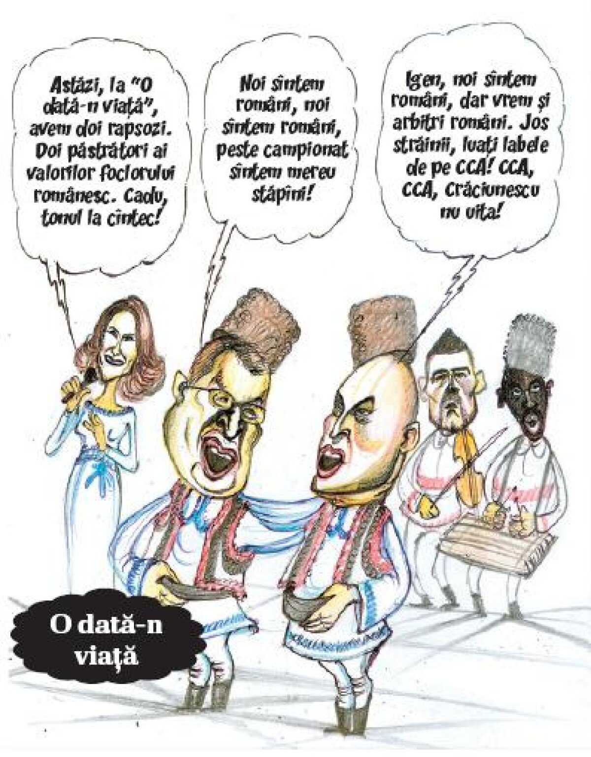 FOTO Cele mai bune caricaturi GSP din 2012 » Ole, ole, campionatul nostru unde e?