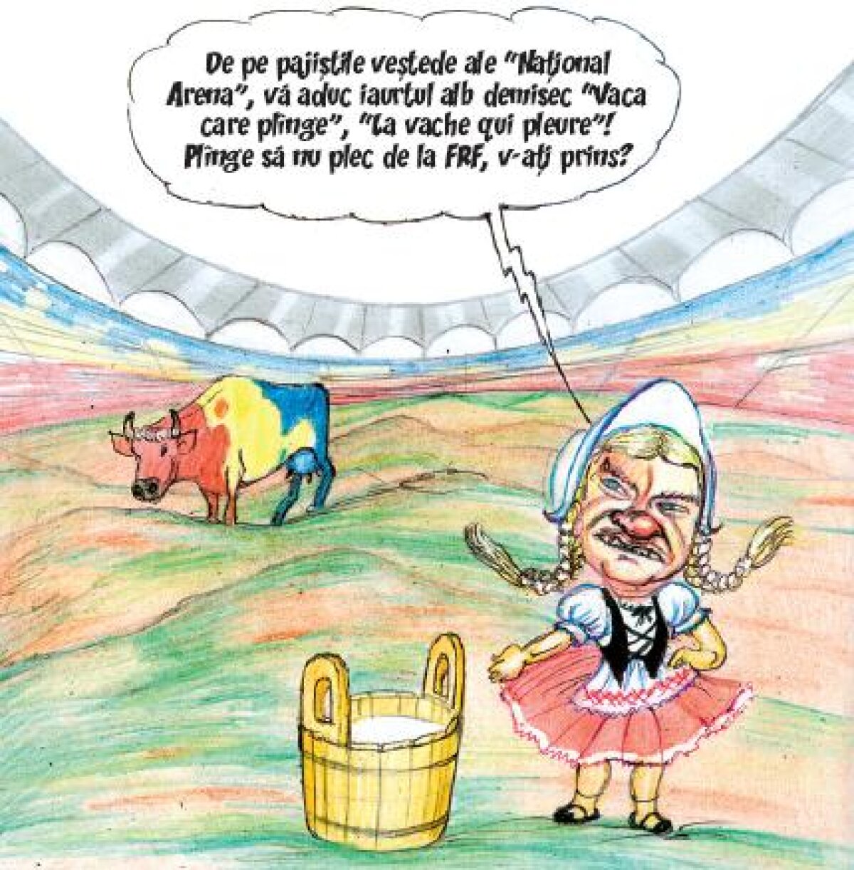 FOTO Cele mai bune caricaturi GSP din 2012 » Tricolor, mîndria ţării