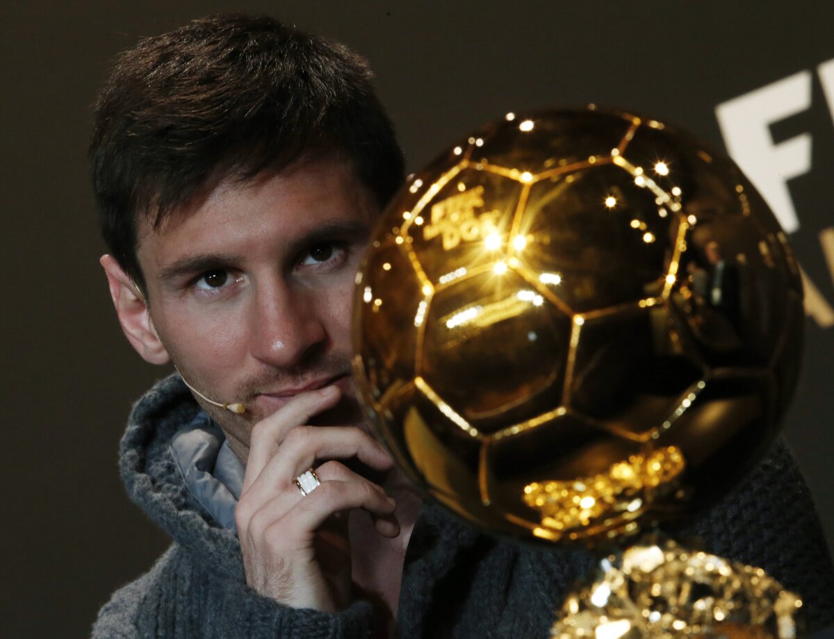 FOTO Gala Balonului de Aur » Messi a cîştigat trofeul de cel mai bun jucător al anului pentru a 4-a oară consecutiv