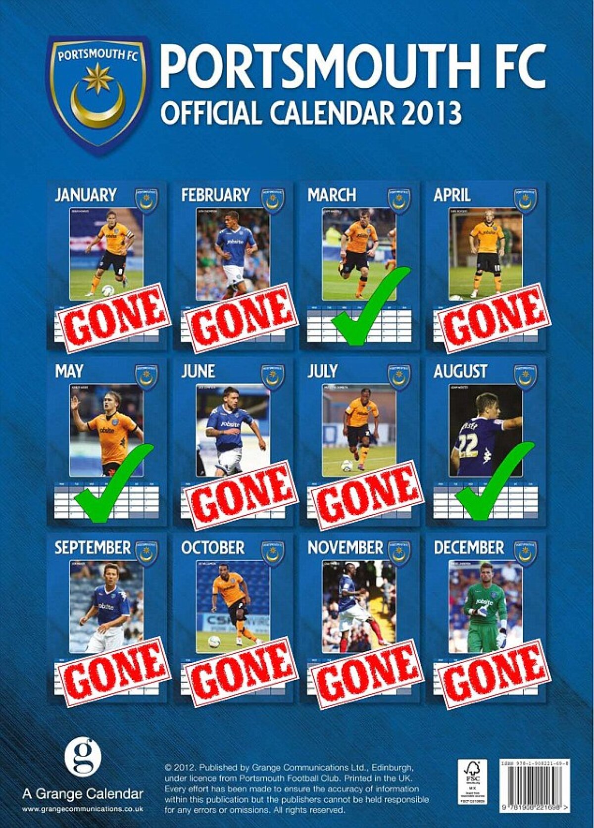 Surpriză neplăcută pentru fanii lui Portsmouth » Cum şi-au adus aminte suporterii de situaţia în care este clubul