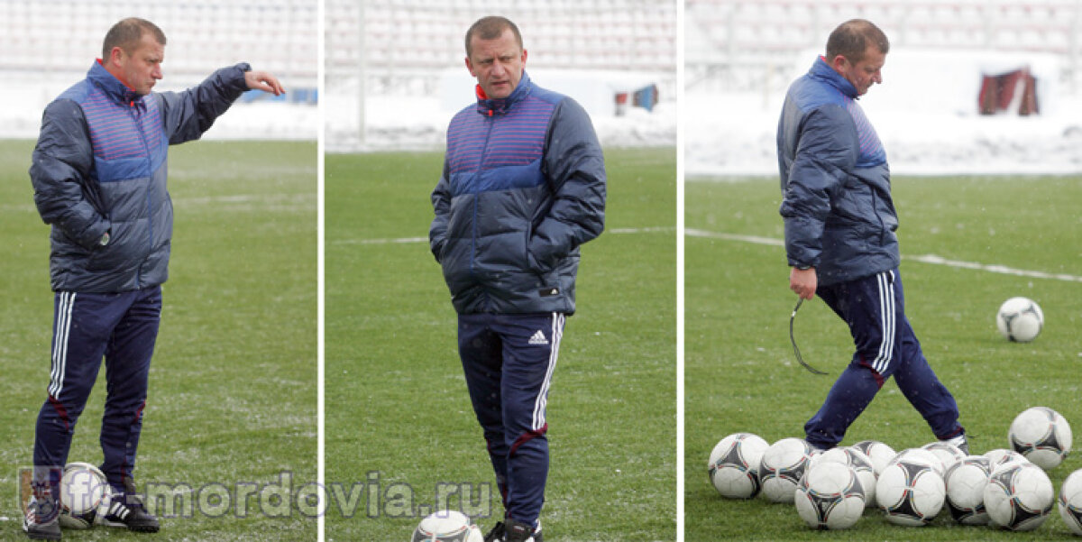 FOTO Jucătorii Mordoviei s-au temut de stricteţea lui Dorinel, dar s-au trezit cu un tehnician zîmbitor