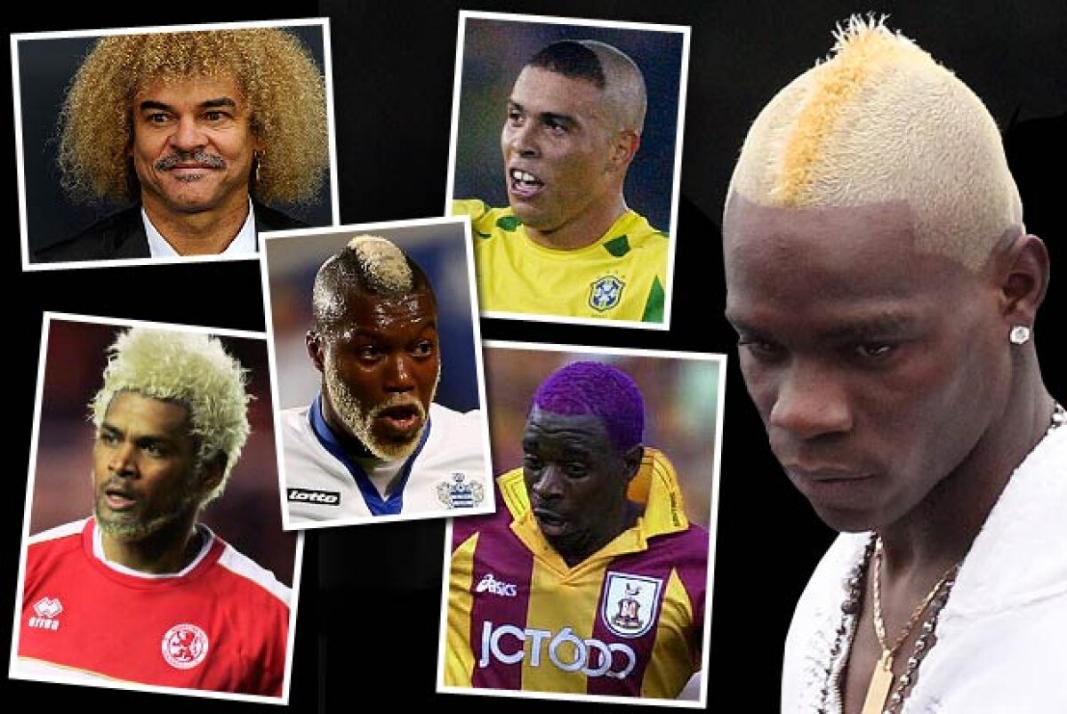 "Aşa, nu!" » Balotelli, alături de "tricolori" în topul celor mai neinspirate schimbări de look
