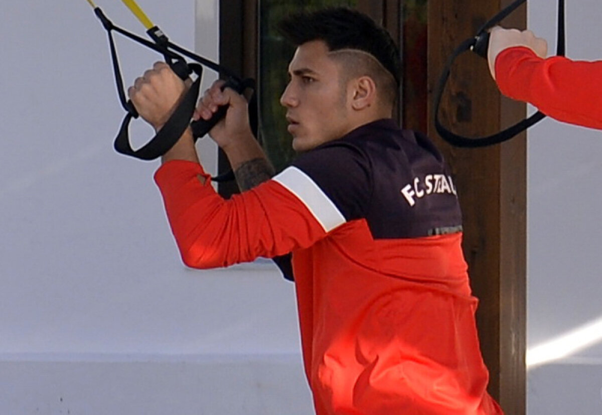 FOTO Mohawk Bratu » Abia revenit la antrenamente, fundaşul îi face în ciudă lui Gigi Becali :)