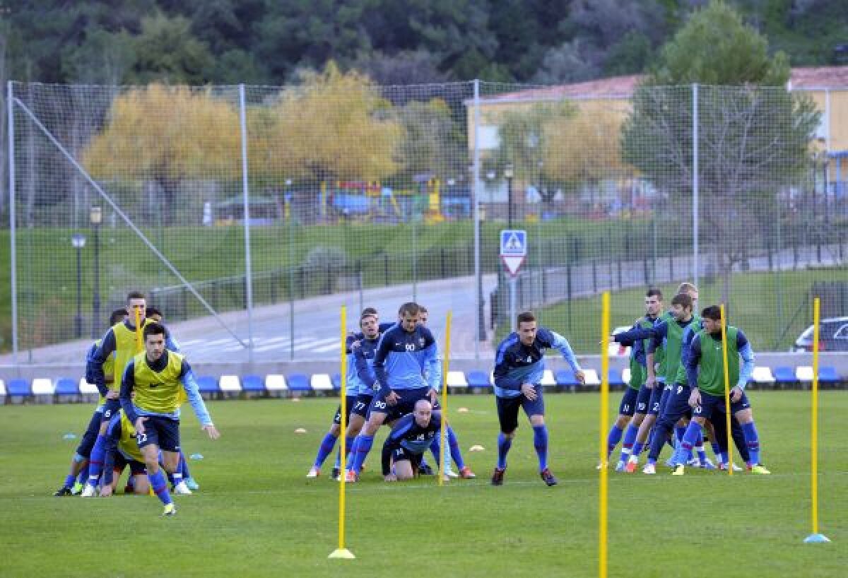FOTO Reghe training camp » Steliştii s-au antrenat ca în armată în Marbella