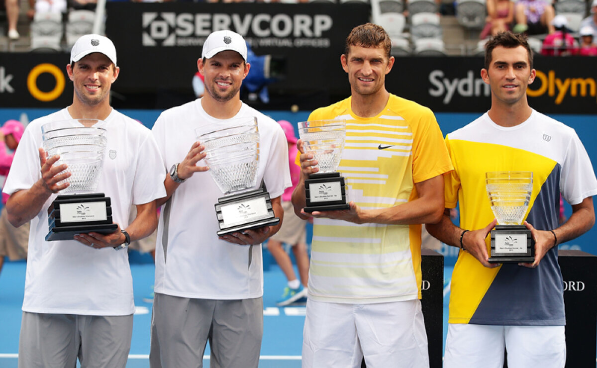 Rămîn cu finala » Tecău şi Mirnîi au pierdut finala de la Sydney în faţa gemenilor Bryan cu un dublu 4-6