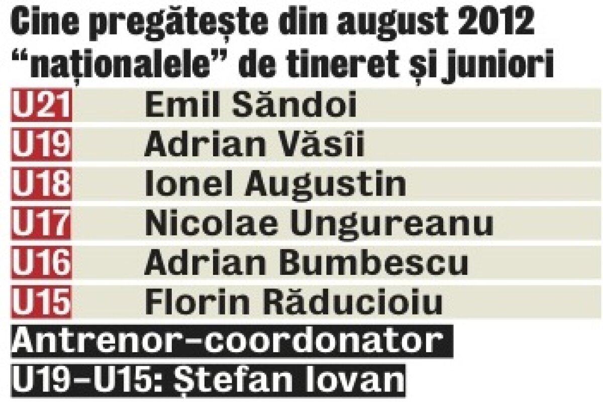 Selecţioner adus de la Ulmu! » Cine sînt antrenorii cu care România a ratat toate turneele finale din 2012