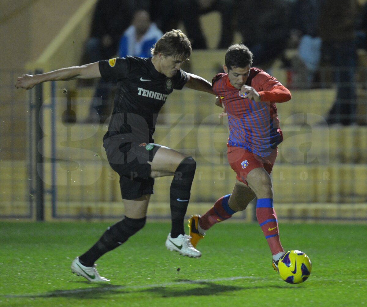 FOTO ŞI VIDEO Steaua - Celtic 1-2 » Roş-albaştrii au pierdut primul meci din 2013