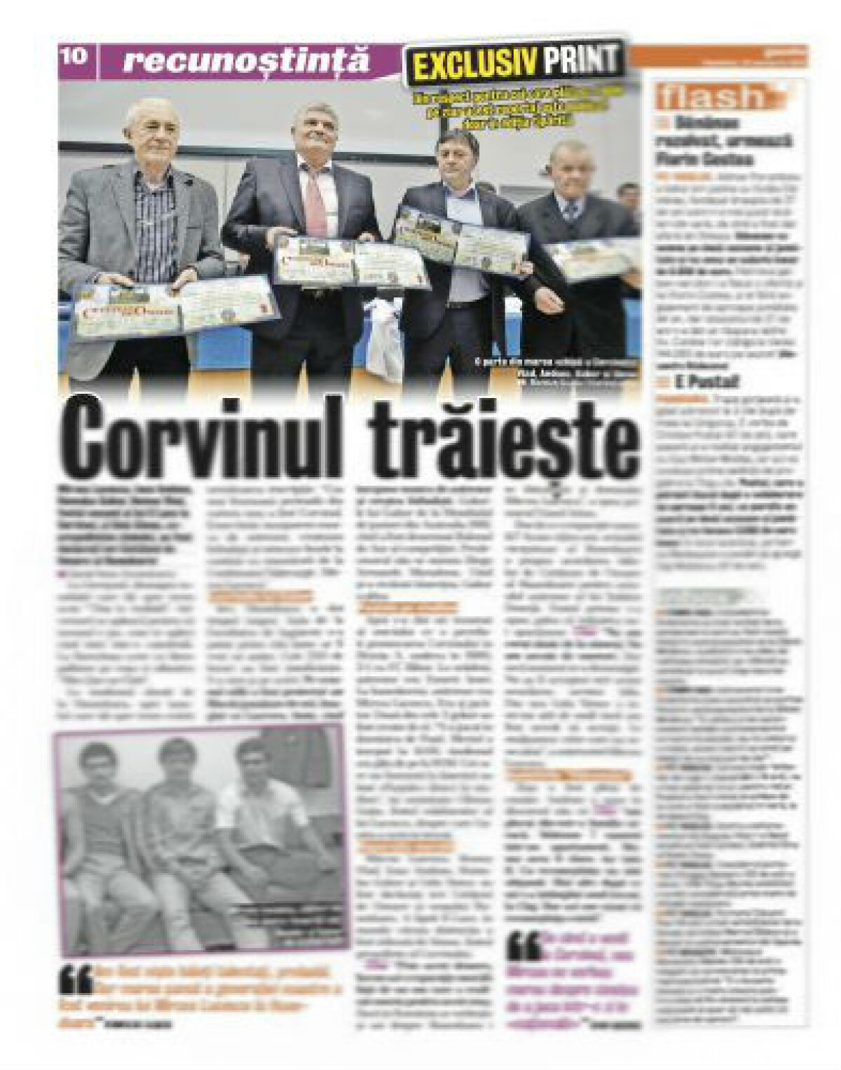 Citeşte doar în ediţia tipărită » Cum a intervenit Băsescu pentru Steaua şi revenirea la viaţă a Corvinului, pentru o zi