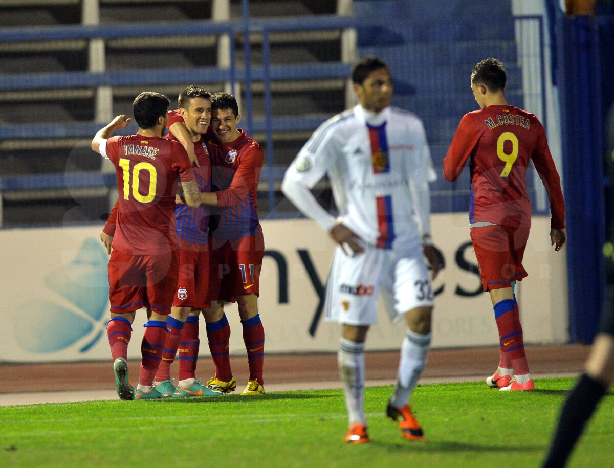 VIDEO şi FOTO Steaua - Basel 1-1 » Roş-albaştrii au fost egalaţi în ultimul minut