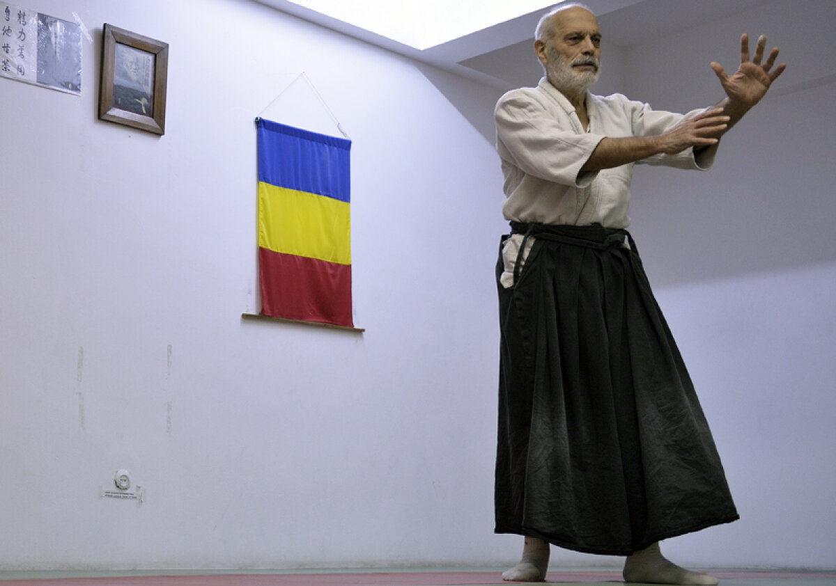 FOTO Părintele aikidoului din România vorbeşte depre începutul acestor arte maţiale: "7 ani ne-am antrenat prin garaje şi parcuri"