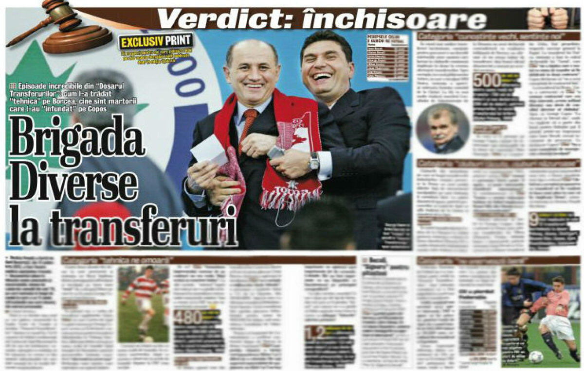 Exclusiv print » Erori de “Cascadorii rîsului” făcute de Borcea şi de Copos în Dosarul Transferurilor şi cum pierdem încă un junior de perspectivă din cauza indiferenţei FRF
