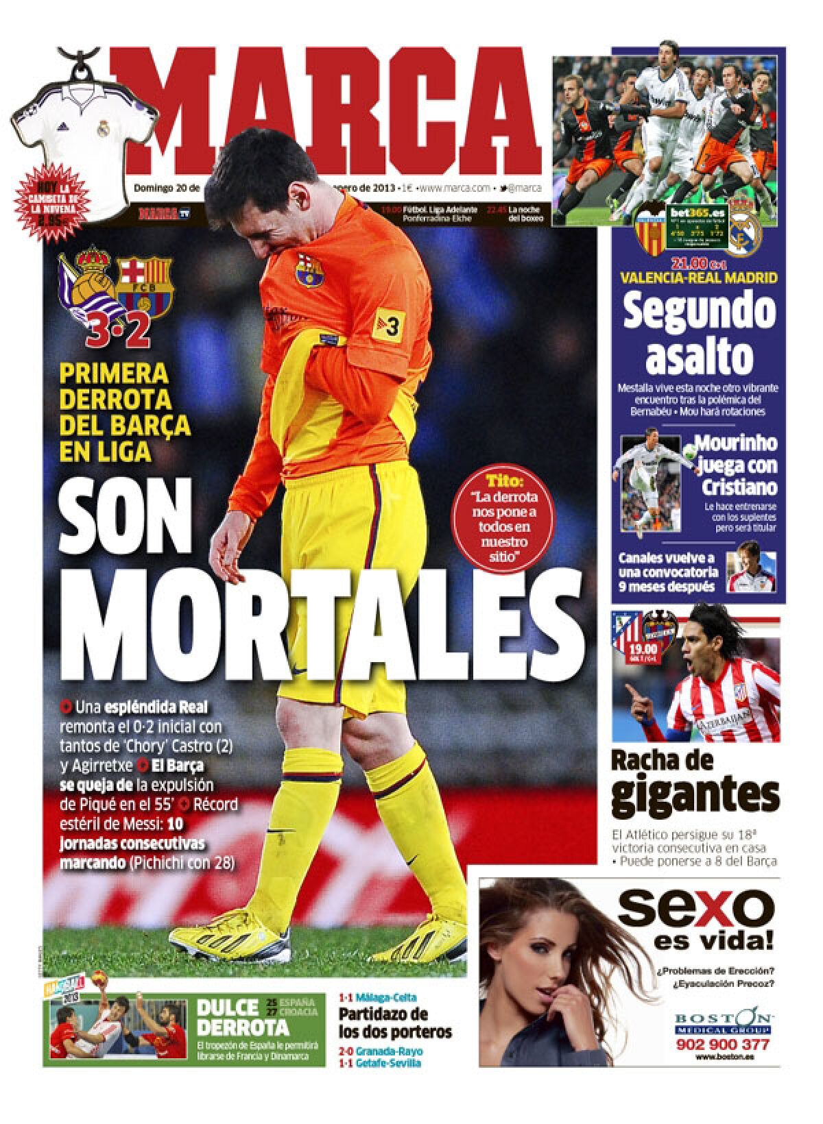 VIDEO Barcelona la primul eşec în campionat » Vilanova contestă eliminarea lui Pique: ”Fault ca alte 200”