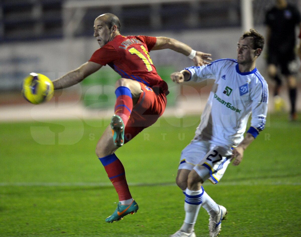 FOTO şi VIDEO Steaua - Dinamo Kiev 2-0 » Roş-albaştrii s-au impus clar în faţa vicecampioanei Ucrainei