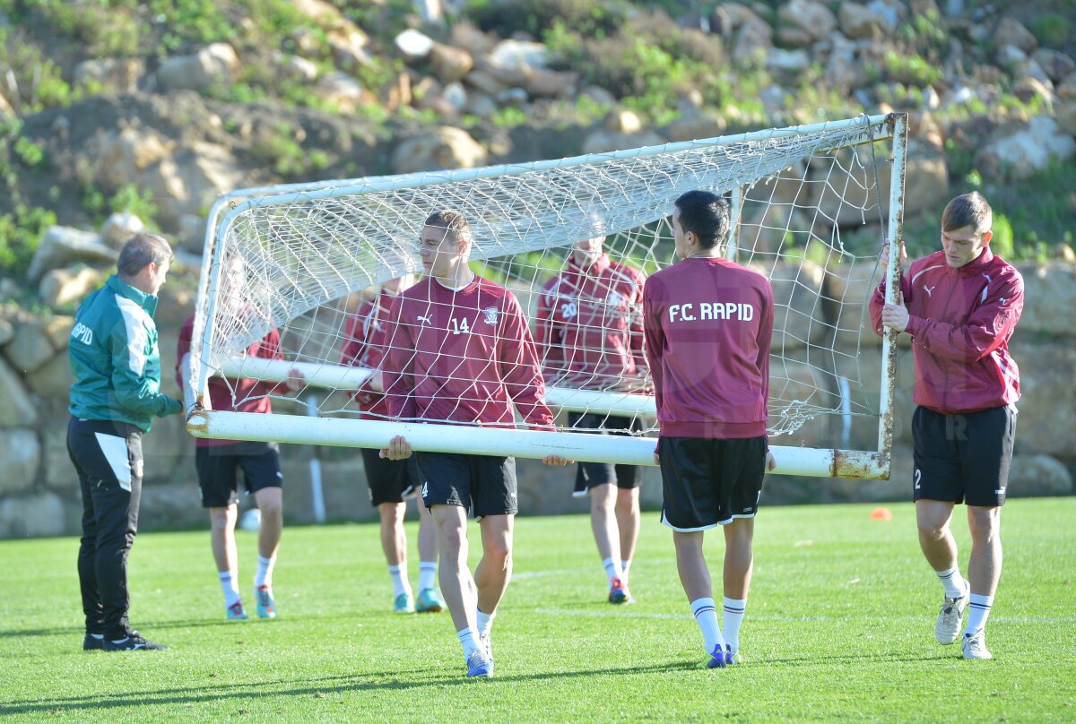 FOTO Pancu, ghidul rapidiştilor în Spania » Giuleştenii vor juca diseară cu Dnepr, ora 19:00, liveTEXT pe GSP.ro